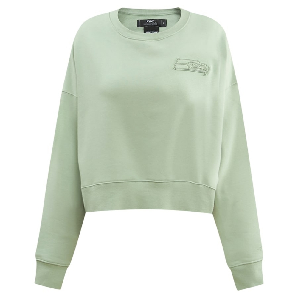 Seahawks Green Cropped Sweatshirt